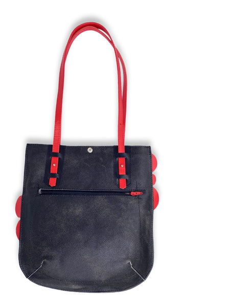 Round outlet tote bag
