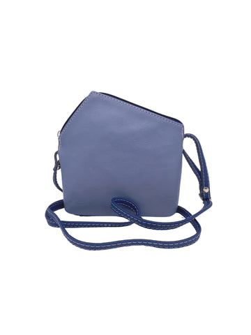 Tiny TRIANGLE bag (PLAIN - blue)