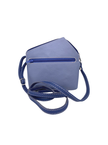 Tiny TRIANGLE bag (PLAIN - blue)