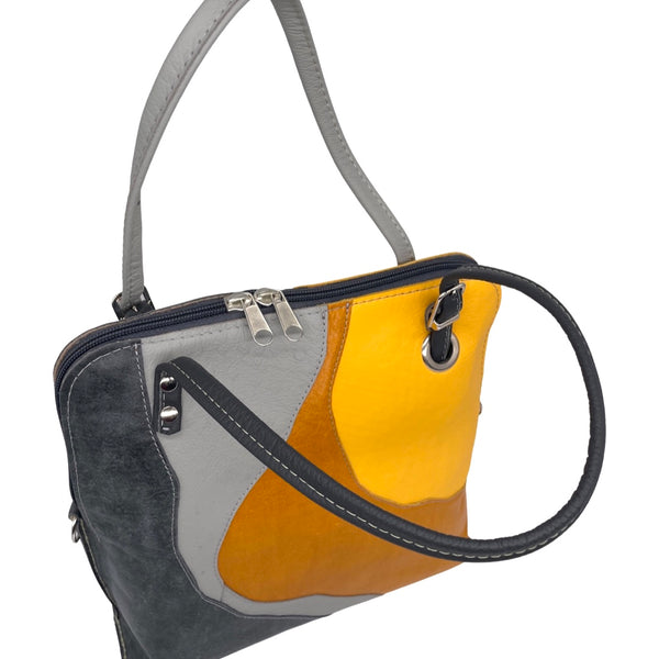 FLUID medium bag (greys & yellows)