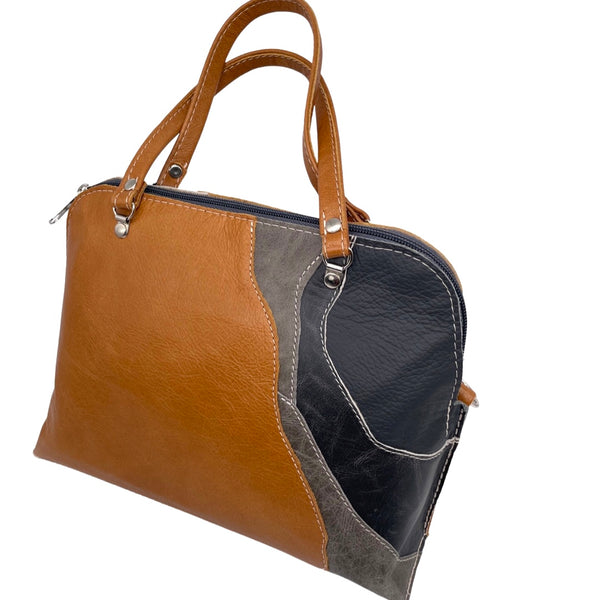 FLUID small bag (tan & greys  )
