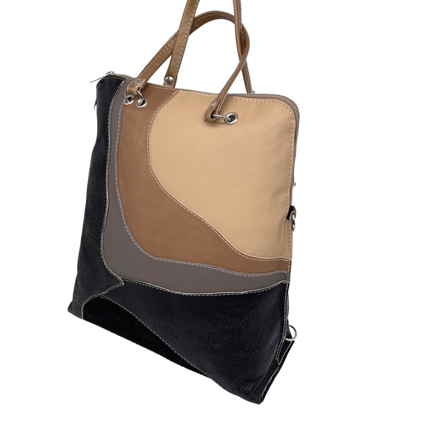 FLUID large bag / rucksack  (black & beige)