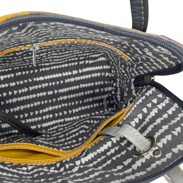 FLUID medium bag (greys & yellows)