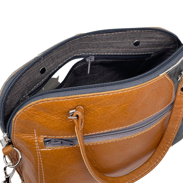 FLUID small bag (tan & greys  )